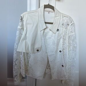 White lace jacket